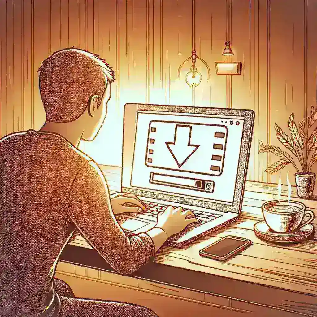 "Imagem ilustrativa do guia completo sobre como baixar vídeos do YouTube, mostrando etapas simples e segurança nas download. Aperfeiçoado para SEO e facilmente identificável por motores de busca."