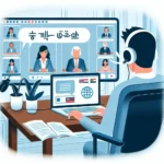 "Interface do Microsoft Teams exibindo a nova funcionalidade de tradução simultânea de legendas durante uma reunião, destacando a acessibilidade e inclusão para participantes de diferentes idiomas."