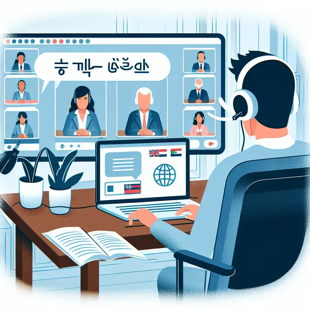 "Interface do Microsoft Teams exibindo a nova funcionalidade de tradução simultânea de legendas durante uma reunião, destacando a acessibilidade e inclusão para participantes de diferentes idiomas."